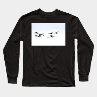 planes throw sky Long Sleeve T-Shirt